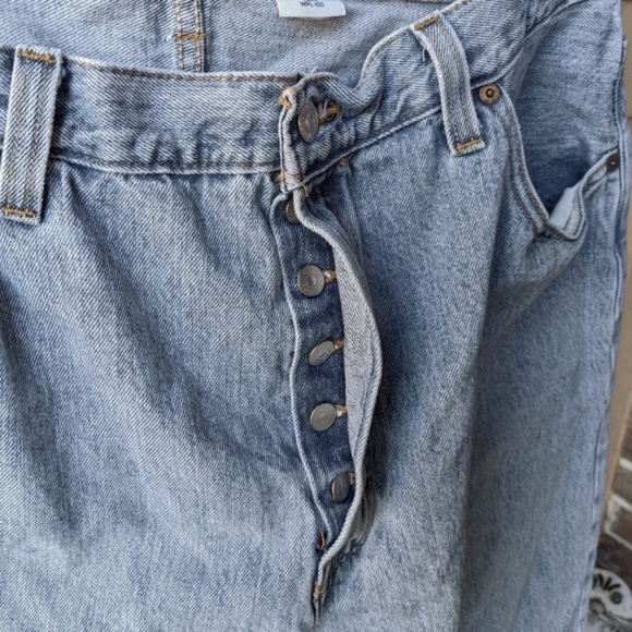 501 Rare Blank Tab Button Fly 40/32 Levi Jeans - Picture 4 of 8